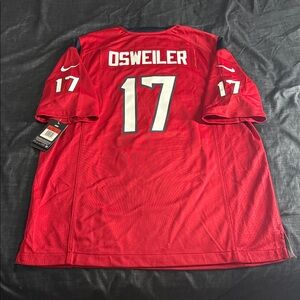 Houston Texans #17 Brock Osweiler Home NFL On Field Nike Jersey